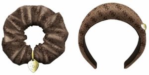 GUESS Bižutéria do vlasov 'NOELLE I'  hnedá / tmavohnedá / zlatá