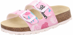 SUPERFIT Sandále  azúrová / ružová / ružová / biela