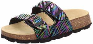 SUPERFIT Sandále  modrá / zelená / fialová / čierna