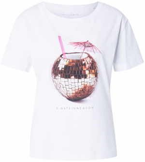 EINSTEIN & NEWTON Tričko  čokoládová / svetloružová / biela