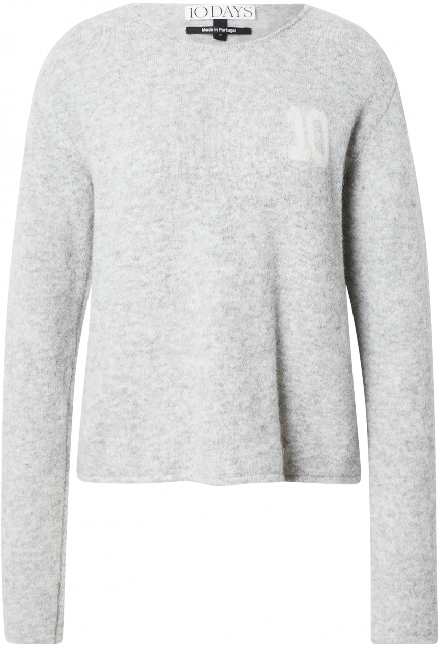 10Days Sveter  svetlosivá / biela