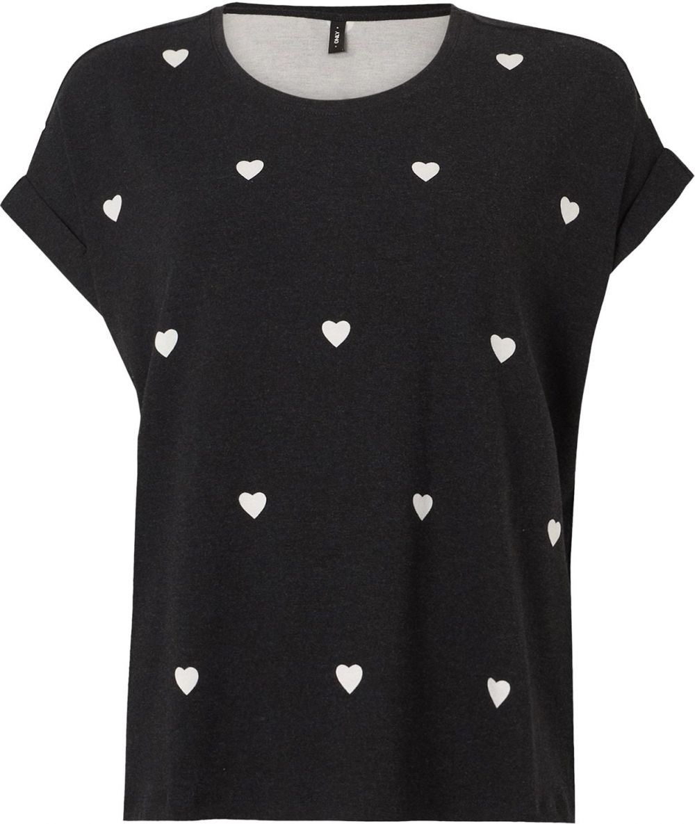 ONLY Tričko 'ONLMOSTER'  čierna / biela