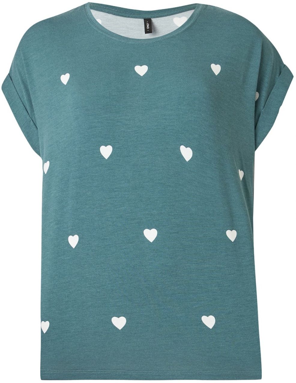 ONLY Tričko 'ONLMOSTER'  jedľová / biela