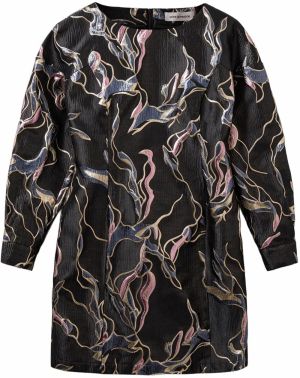 Sofie Schnoor Kokteilové šaty 'Zola'  zafírová / zlatá / ružová / čierna