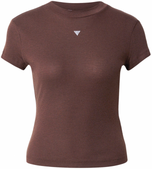 GUESS Tričko 'TINA'  čokoládová