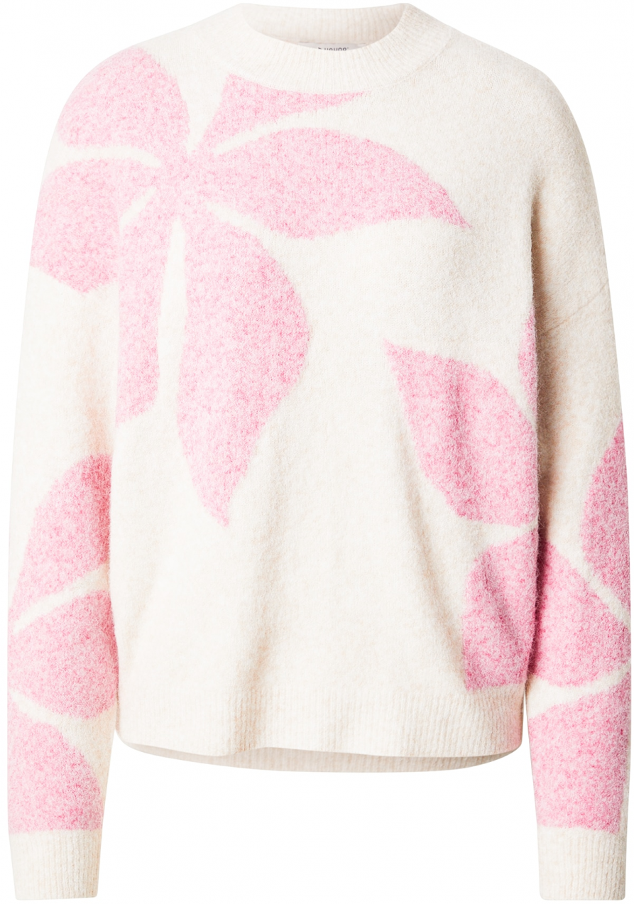 b.young Sveter 'BYOMEA'  svetlobéžová / ružová