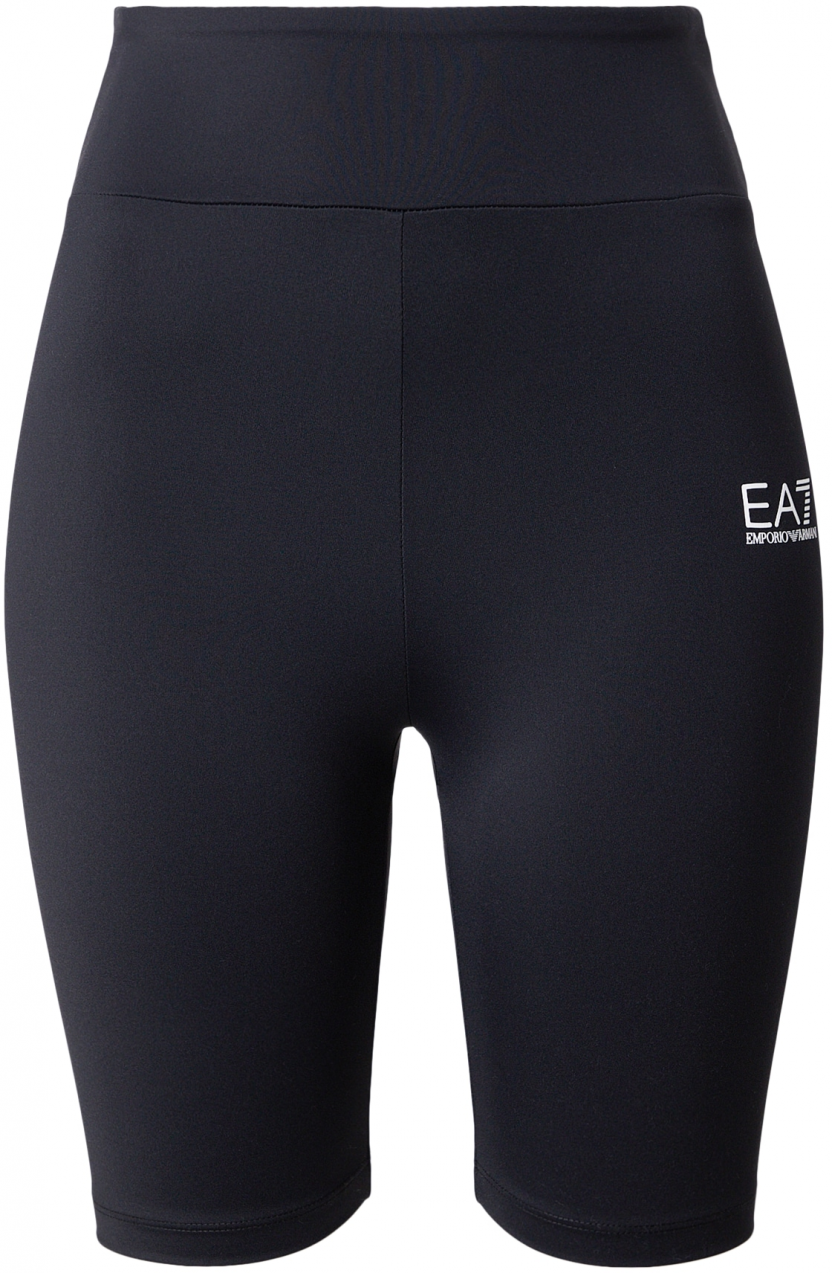 EA7 Emporio Armani Športové nohavice  čierna / biela