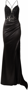 LUXUAR Večerné šaty  čierna