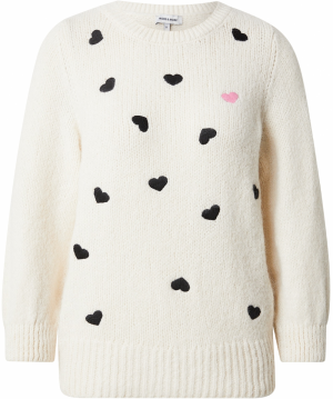 MORE & MORE Sveter  ružová / čierna / šedobiela