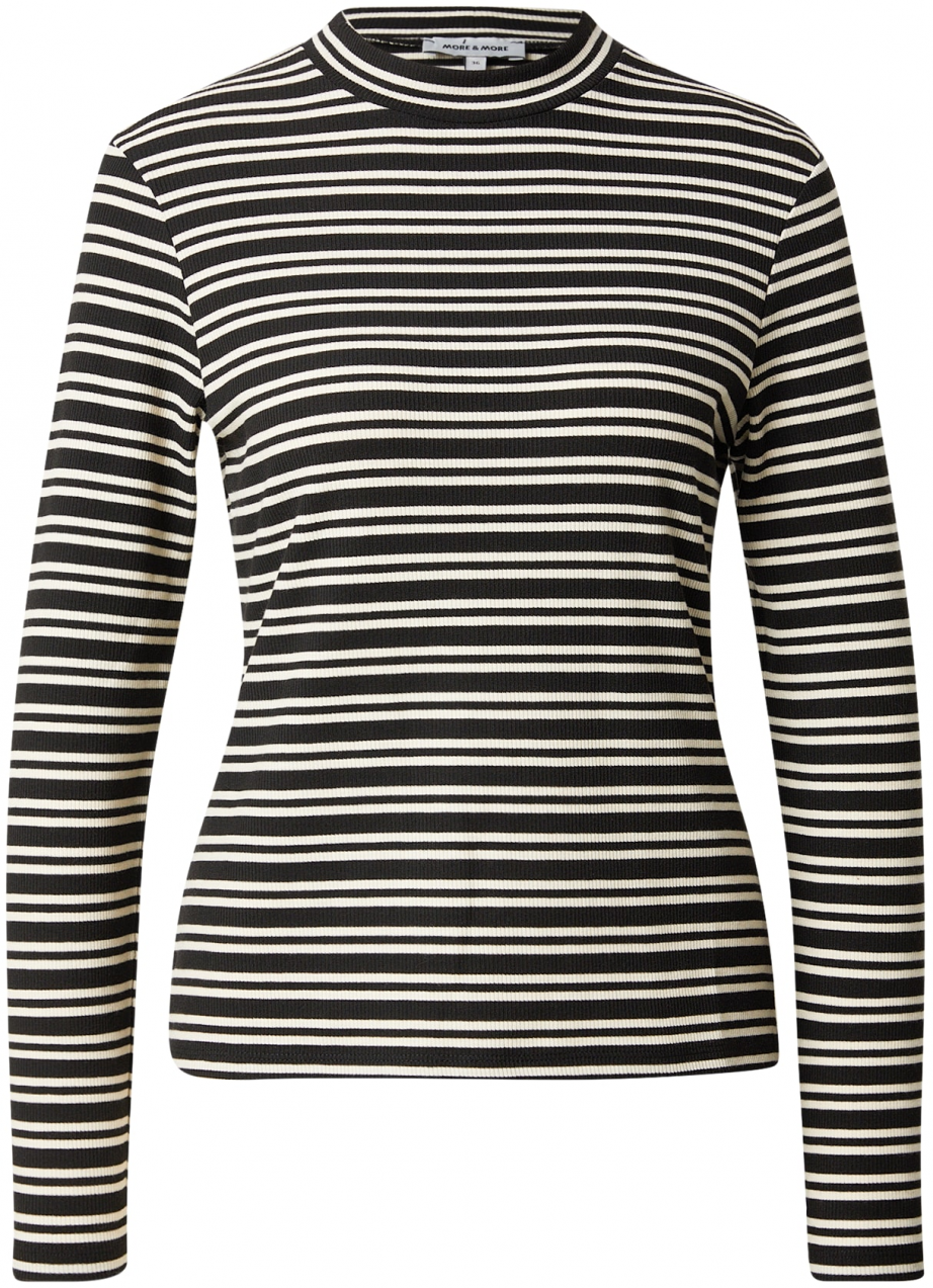 MORE & MORE Tričko  čierna / biela