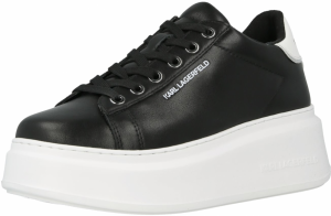 Karl Lagerfeld Nízke tenisky  čierna / biela