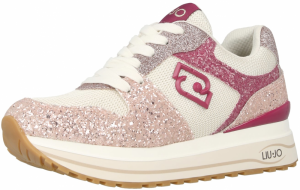 Liu Jo Nízke tenisky  svetlobéžová / ružová / tmavoružová / strieborná