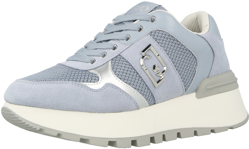 Liu Jo Nízke tenisky 'AMAZING'  modrá denim / strieborná