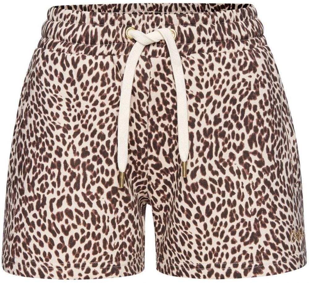 BUFFALO Nohavice  krémová / hnedá / tmavohnedá