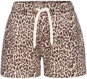 BUFFALO Nohavice  krémová / hnedá / tmavohnedá