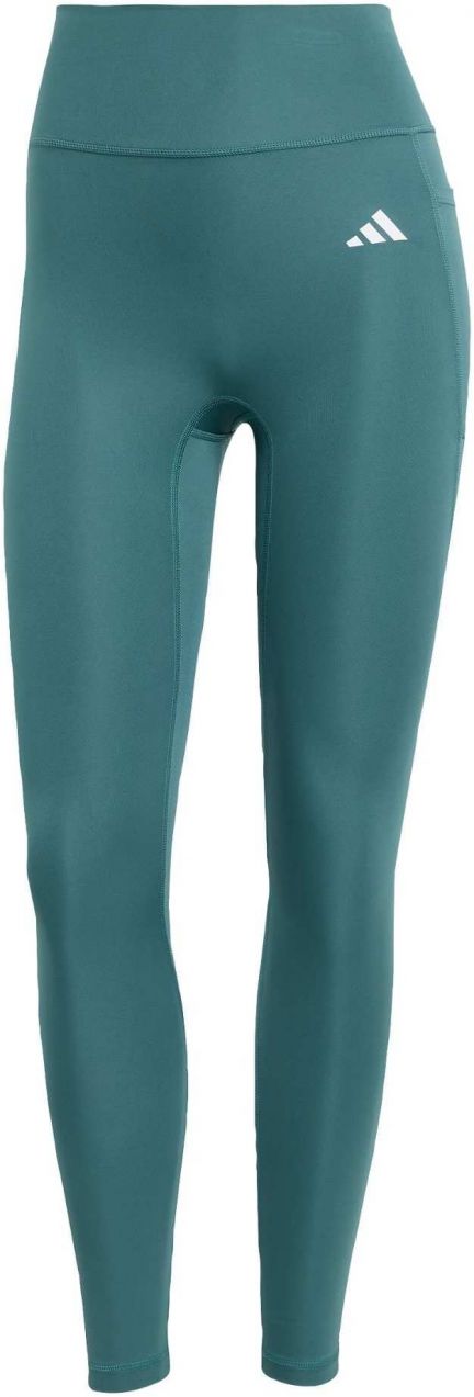 ADIDAS PERFORMANCE Športové nohavice 'Optime Power Essentials'  nefritová / biela