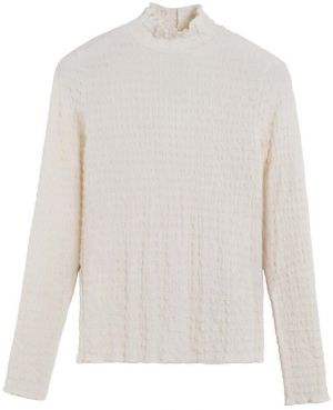 Scalpers Tričko  šedobiela