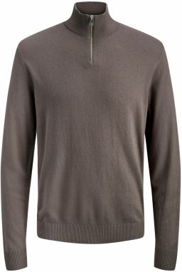 JACK & JONES Sveter 'JJEEmil'  tmavošedá