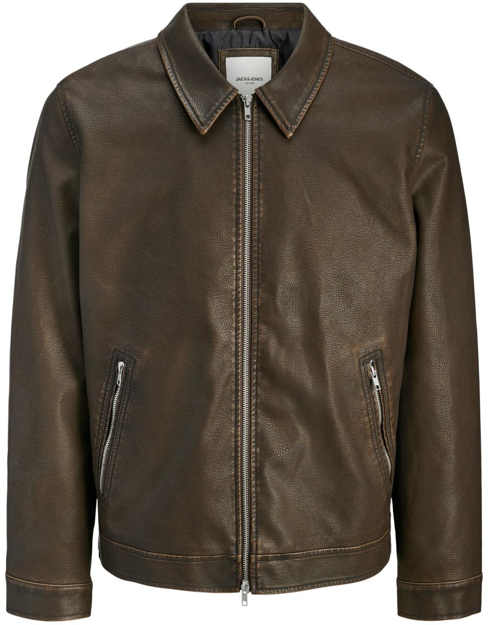 JACK & JONES Prechodná bunda  čokoládová