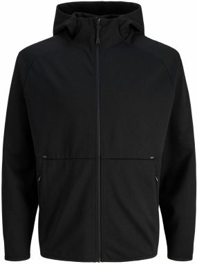 JACK & JONES Tepláková bunda  čierna
