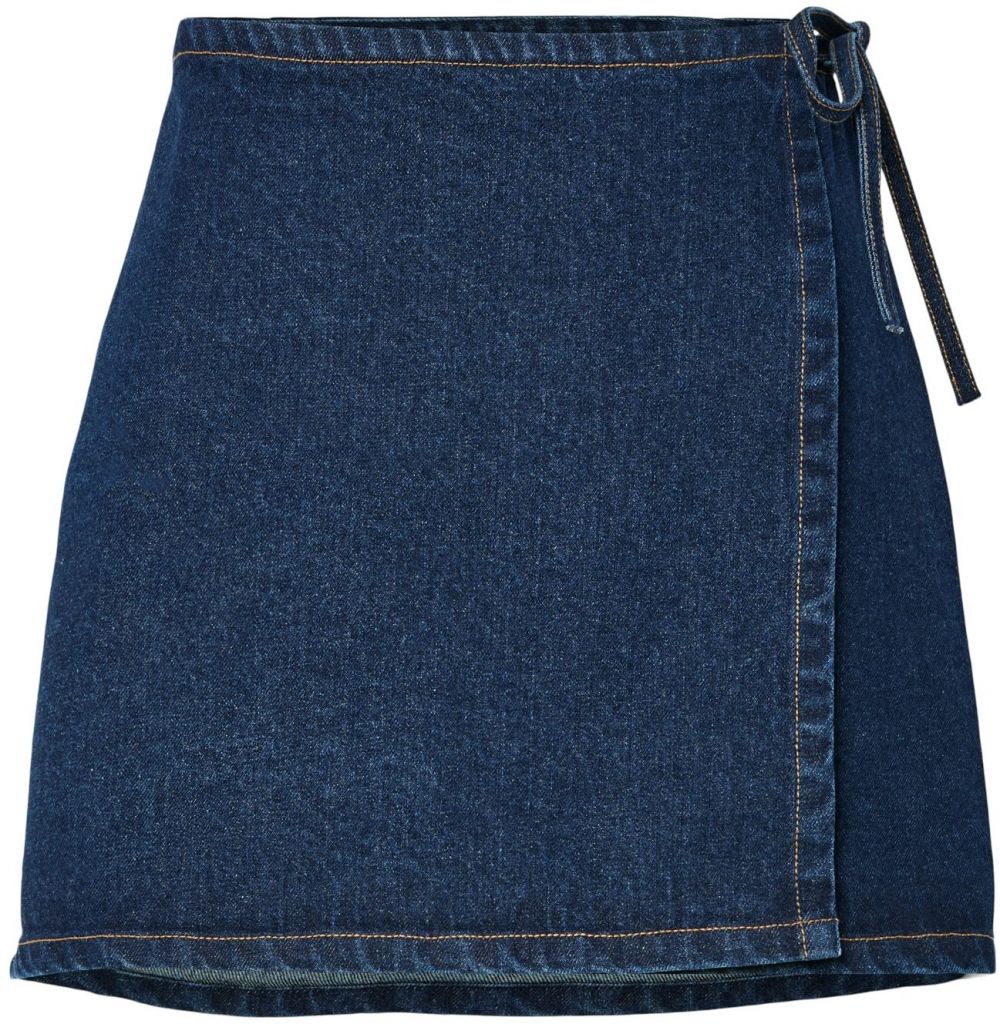 PIECES Sukňa 'PCFLORA'  modrá denim