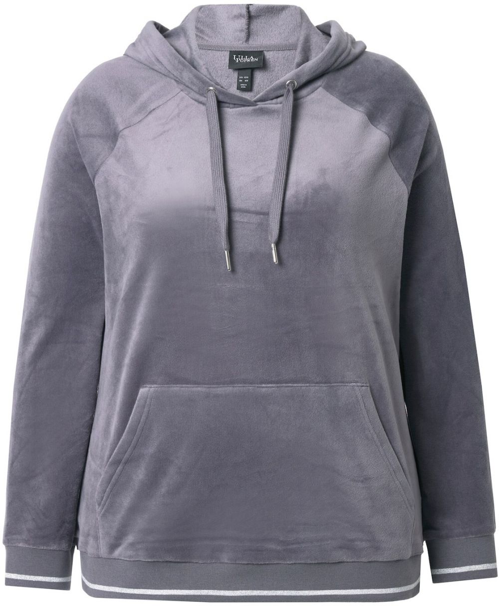 Ulla Popken Mikina  tmavosivá