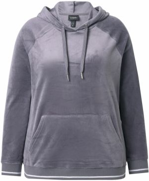 Ulla Popken Mikina  tmavosivá