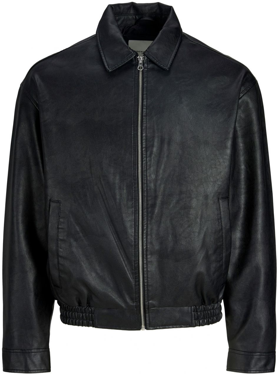 JACK & JONES Prechodná bunda 'JJLeon'  čierna