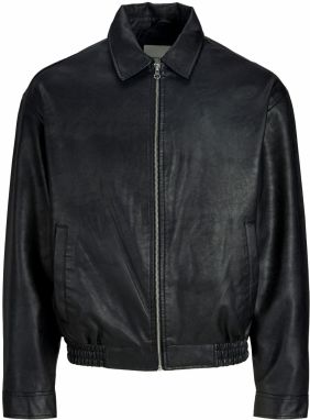 JACK & JONES Prechodná bunda 'JJLeon'  čierna
