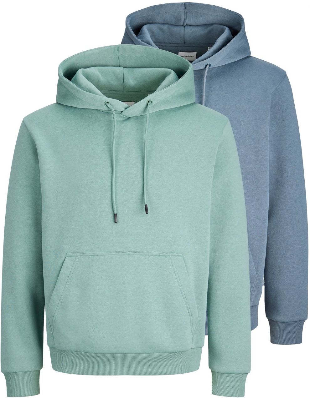 JACK & JONES Mikina 'JJEBRADLEY'  zafírová / mätová