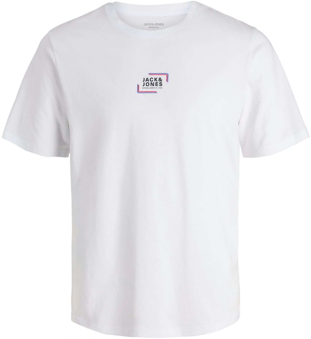 JACK & JONES Tričko  modrá / červená / čierna / biela