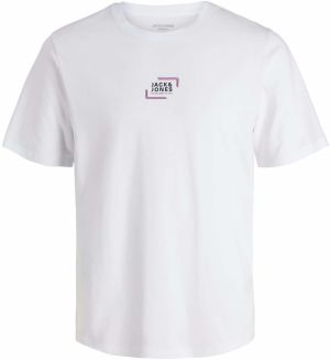 JACK & JONES Tričko  modrá / červená / čierna / biela