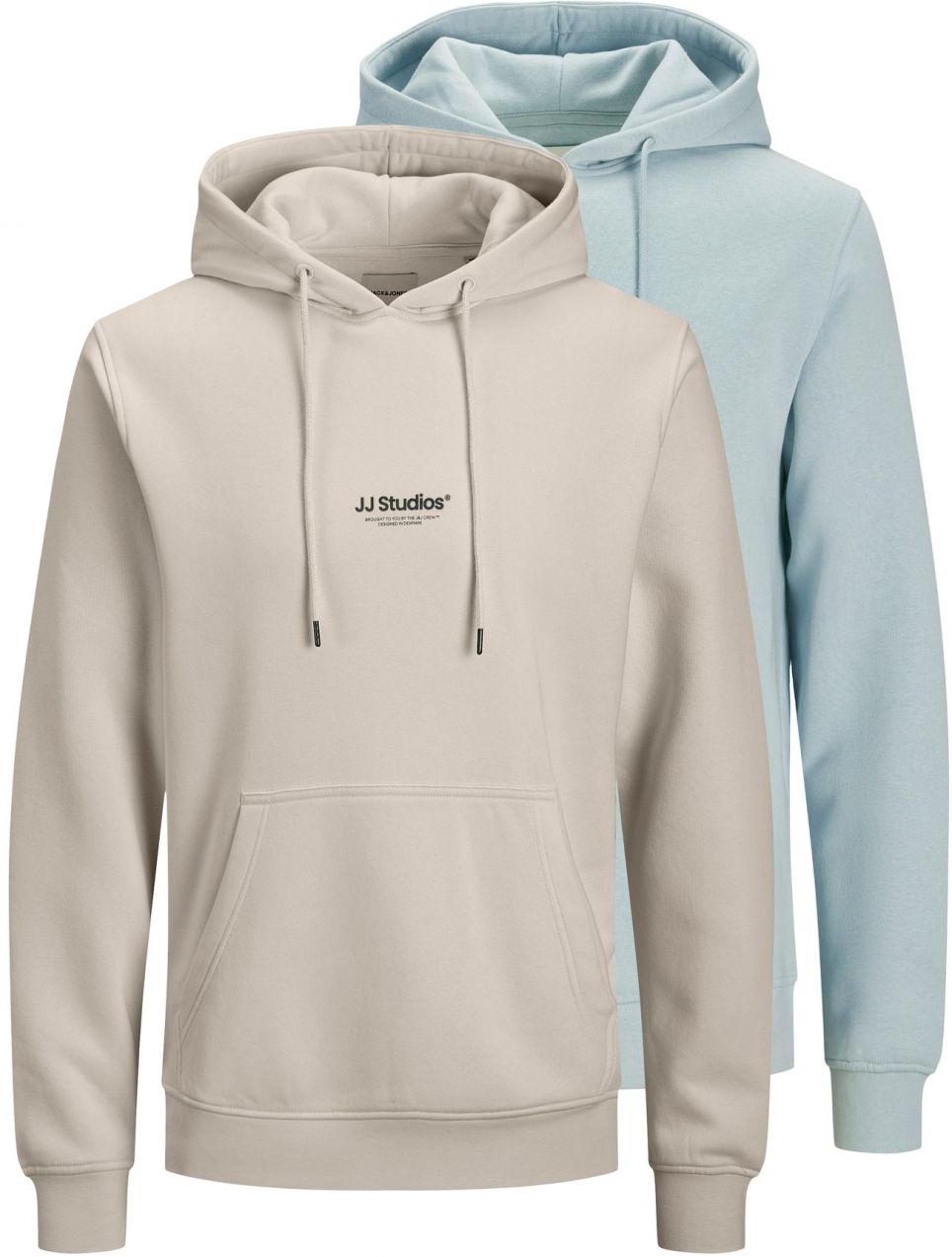 JACK & JONES Mikina 'JJESOHO'  svetlomodrá / svetlosivá