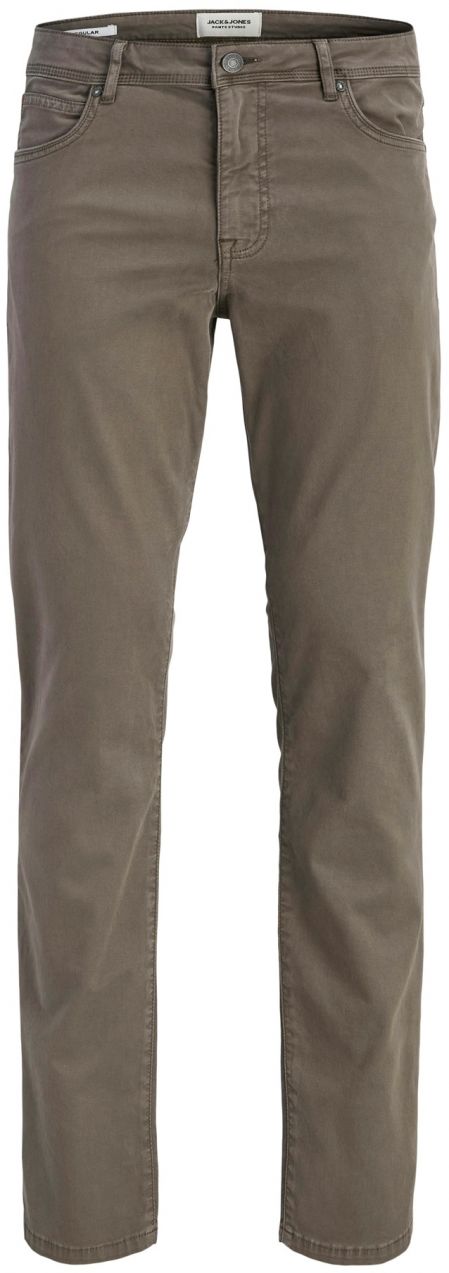 JACK & JONES Nohavice 'JPSTCLARK FINN'  čokoládová