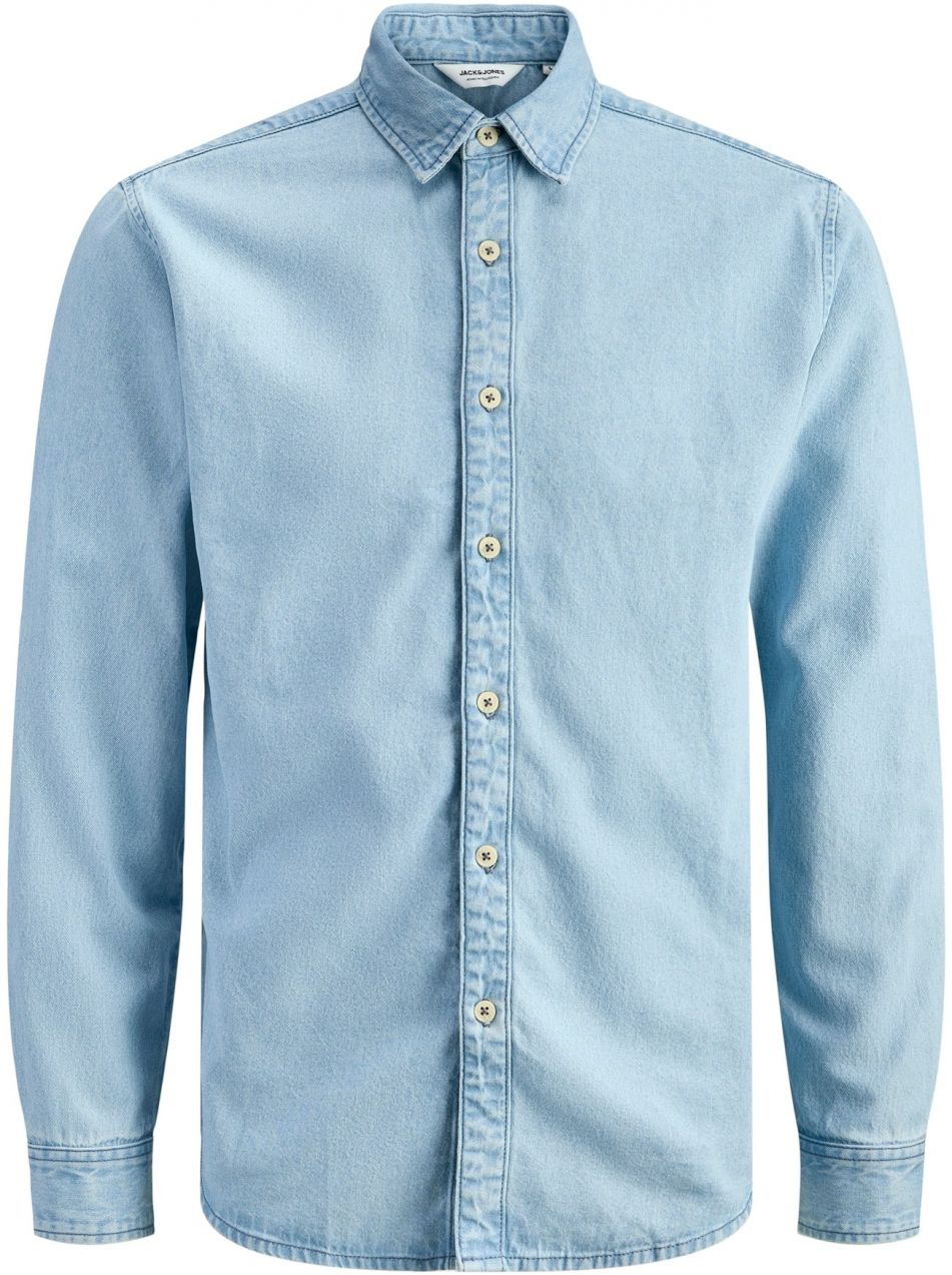 JACK & JONES Košeľa 'JJESTANLEY'  modrá denim