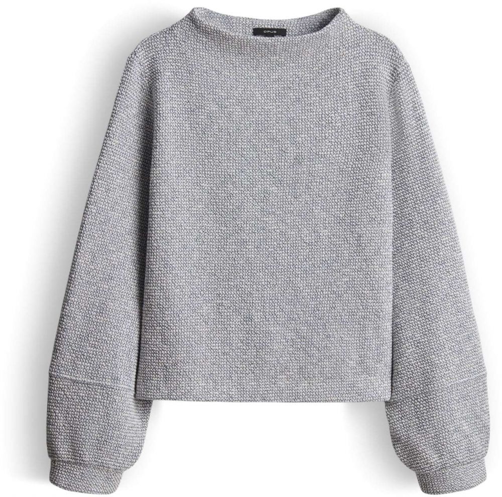 OPUS Sveter 'Glimsa'  svetlosivá