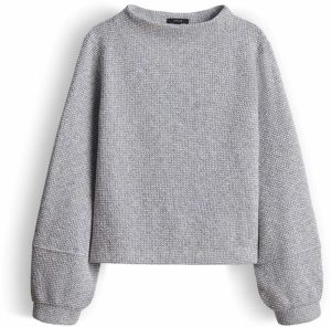 OPUS Sveter 'Glimsa'  svetlosivá