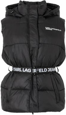 KARL LAGERFELD JEANS Vesta  čierna / biela