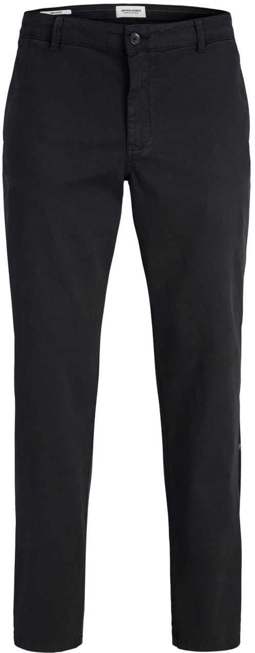 JACK & JONES Chino nohavice  čierna