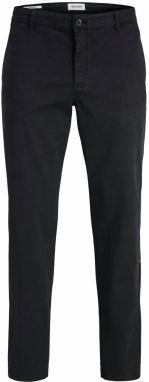 JACK & JONES Chino nohavice  čierna