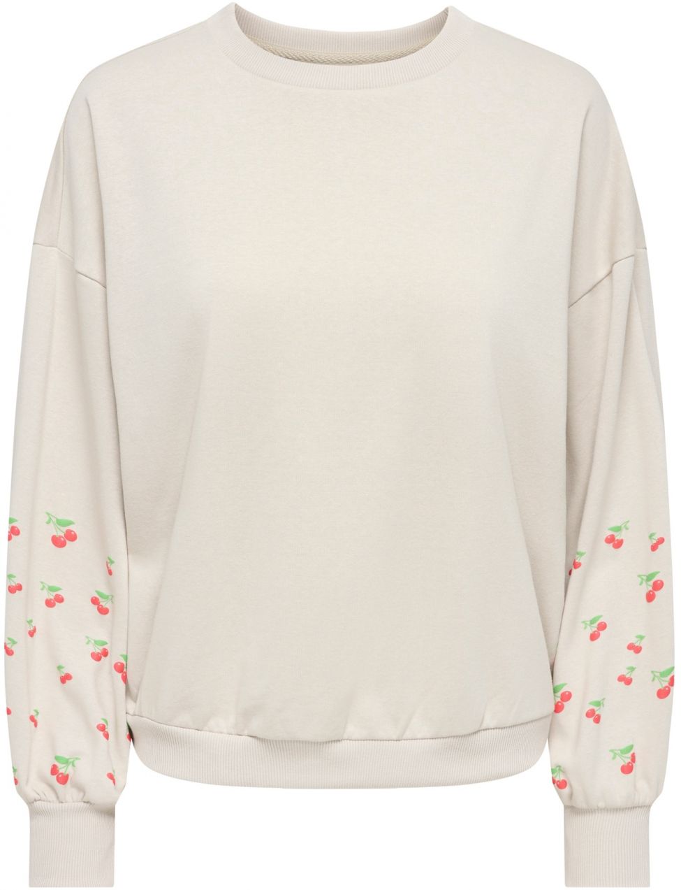 ONLY Mikina 'ONLBrooke'  kamenná / svetlozelená / grenadínová