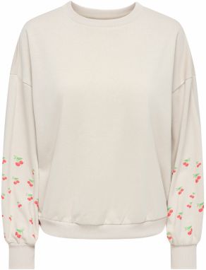 ONLY Mikina 'ONLBrooke'  kamenná / svetlozelená / grenadínová