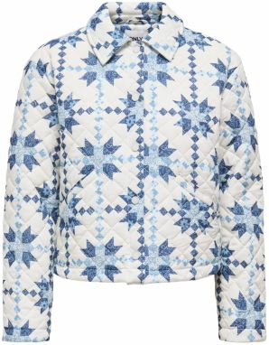 ONLY Prechodná bunda 'ONLBIANA'  svetlomodrá / tmavomodrá / biela