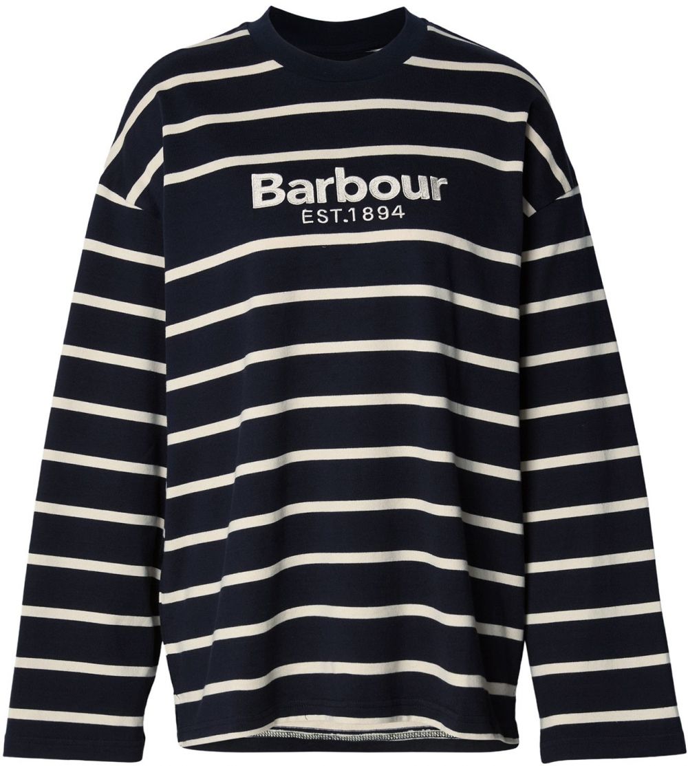 Barbour Tričko 'Maeve'  námornícka modrá / prírodná biela