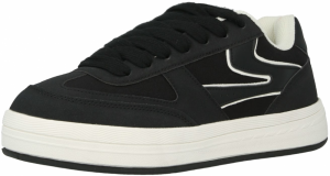 Bershka Nízke tenisky  čierna / biela