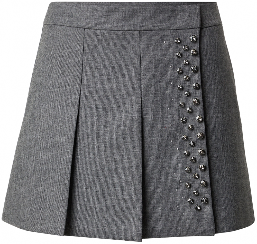 MAX&Co. Sukňa 'PRUGNA'  sivá melírovaná