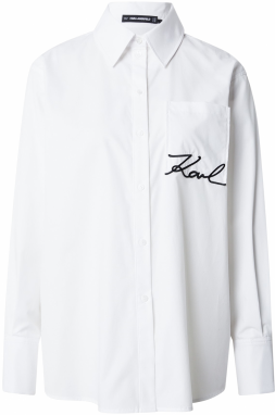 Karl Lagerfeld Blúzka  čierna / biela