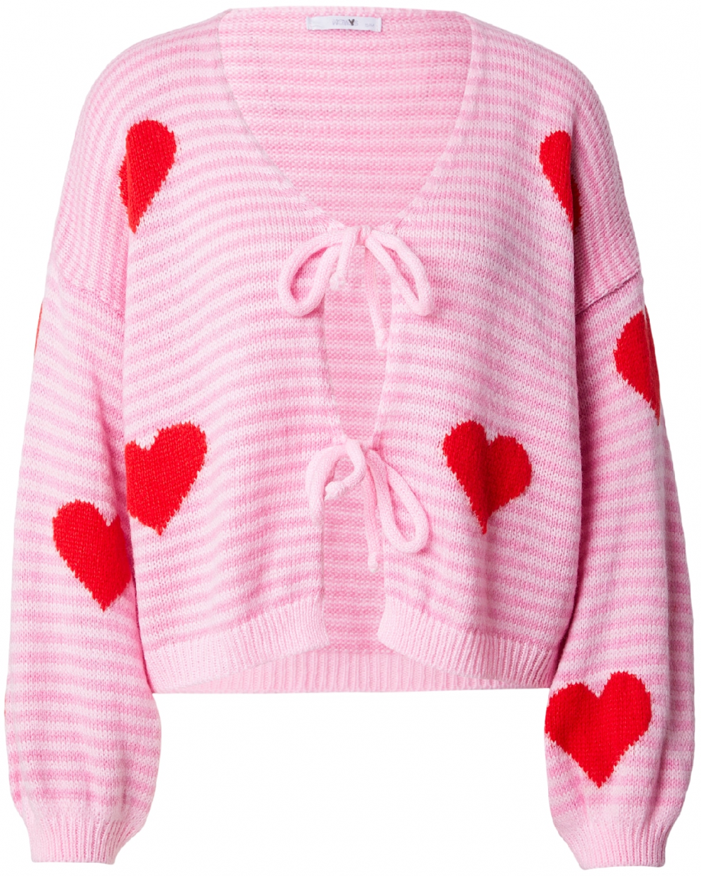 Hailys Kardigán 'Sa44ddie'  ružová / svetloružová / červená