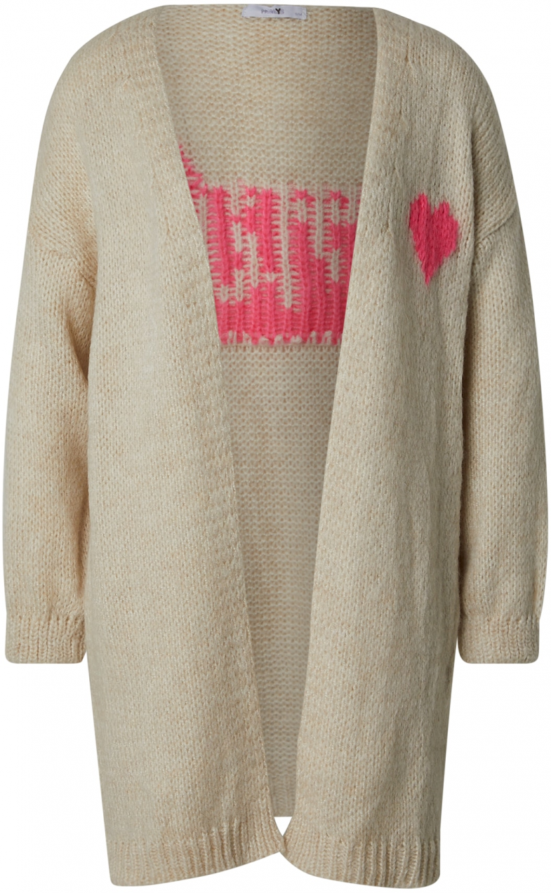 Hailys Kardigán 'So44uri'  béžová / ružová