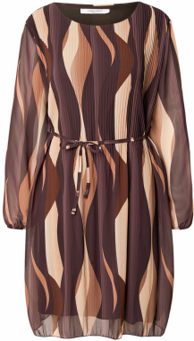 ZABAIONE Šaty 'Sa44raa'  nebielená / hnedá / čokoládová